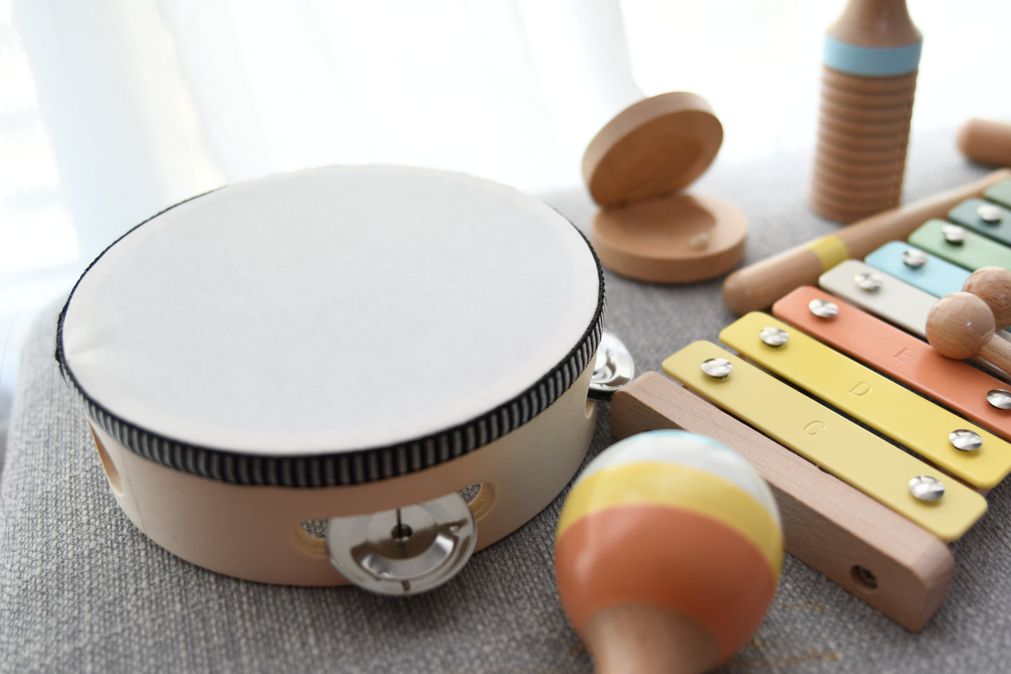 Wooden Musical Instrument Set
