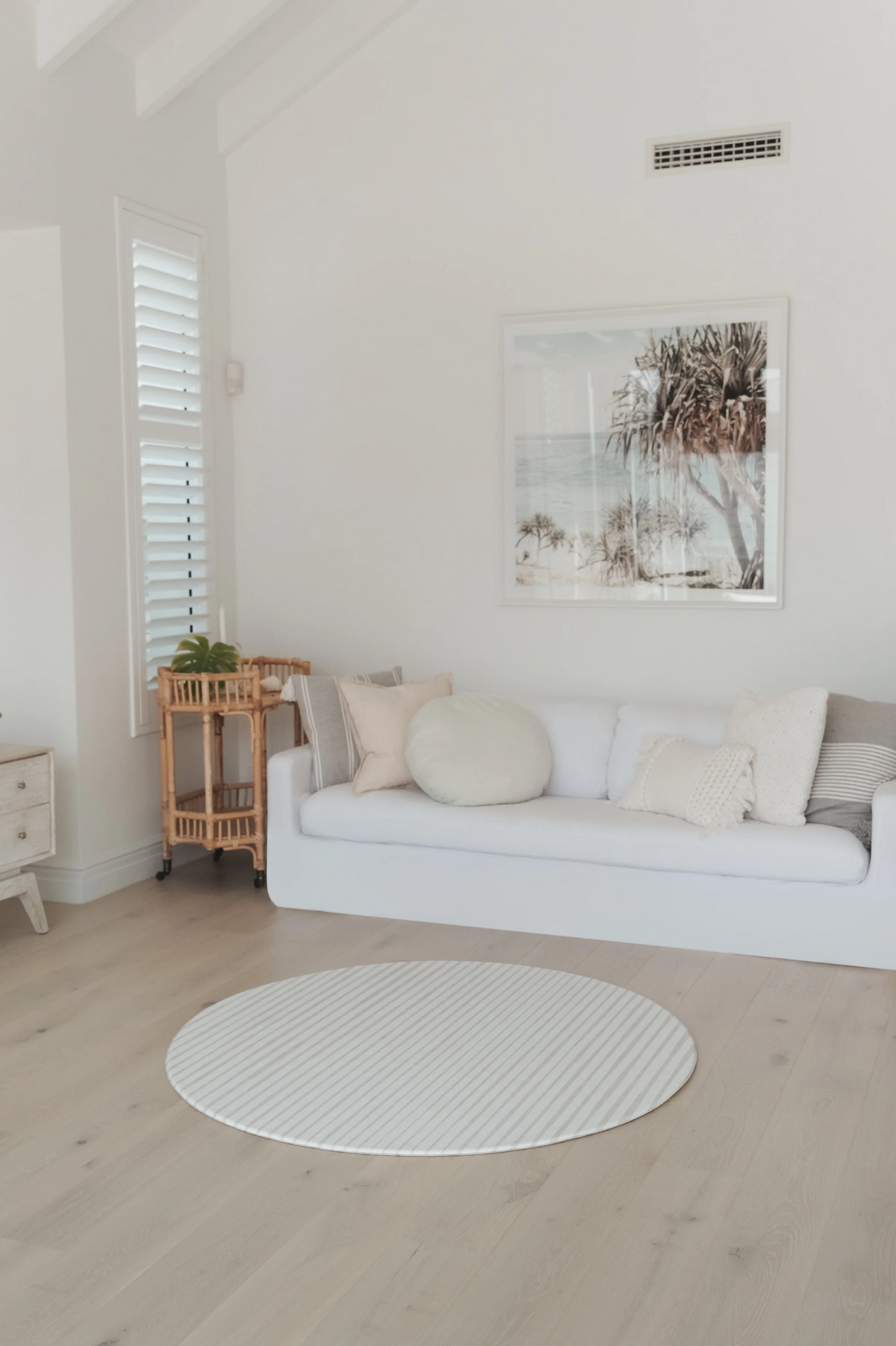 Mikro Collection Playmats - Little One x Textured Natural Stripes