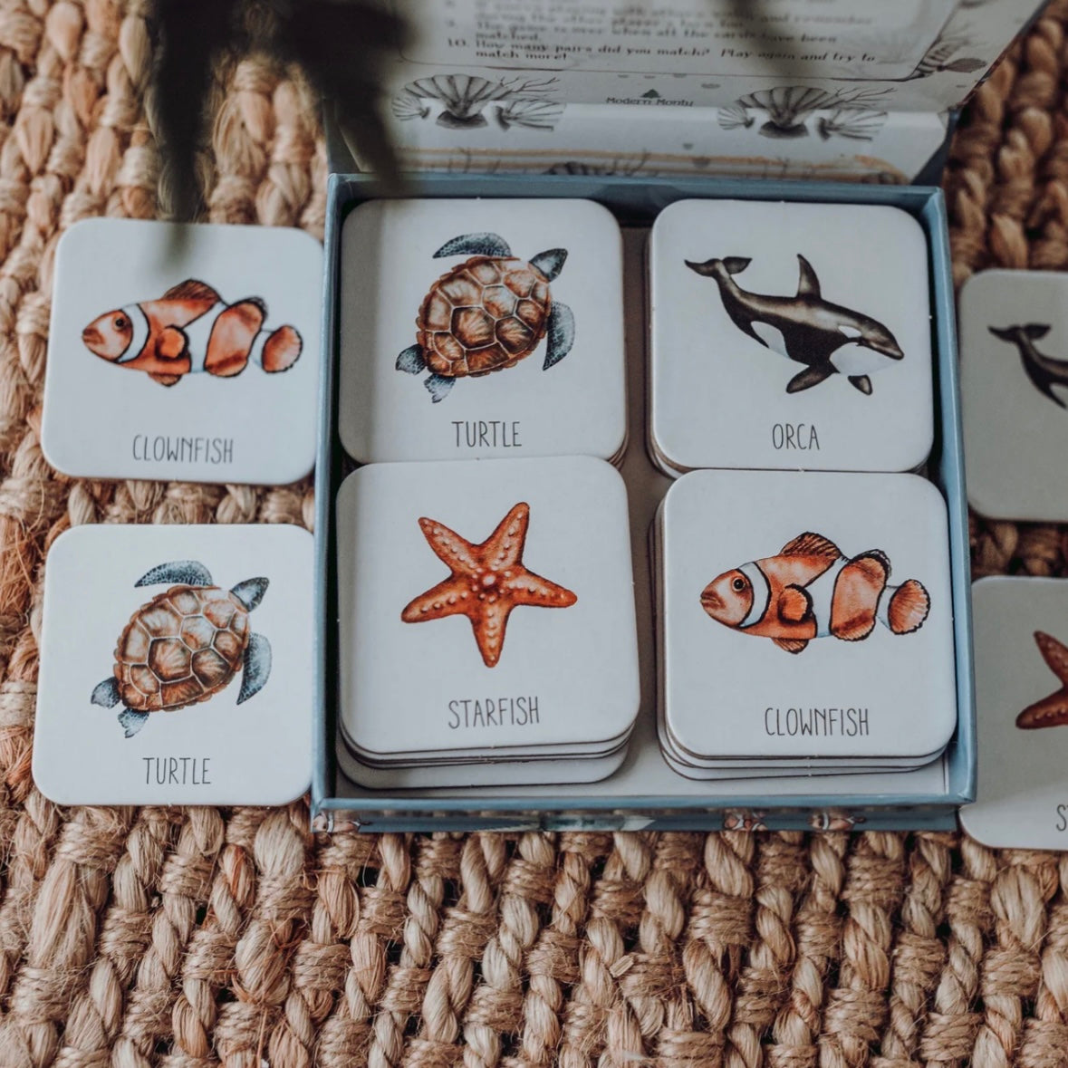 Ocean Memory Card Game