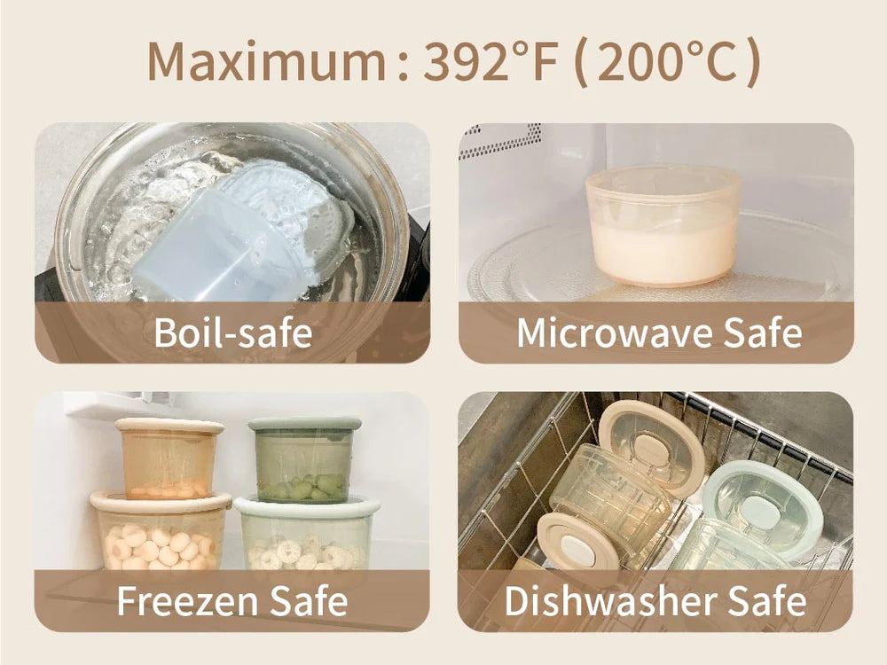 Silicone Baby Food Containers