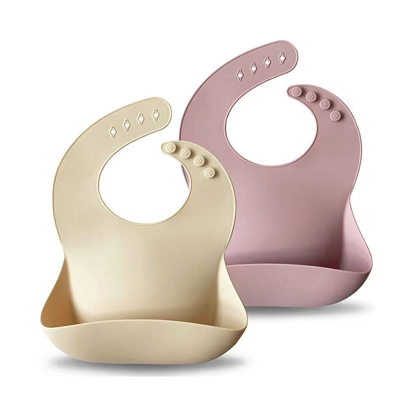 Silicone Baby Bib - 2 Pack