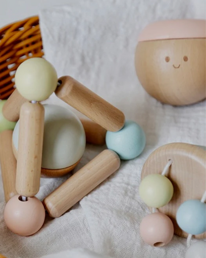 Wooden Sensory Rattle Set