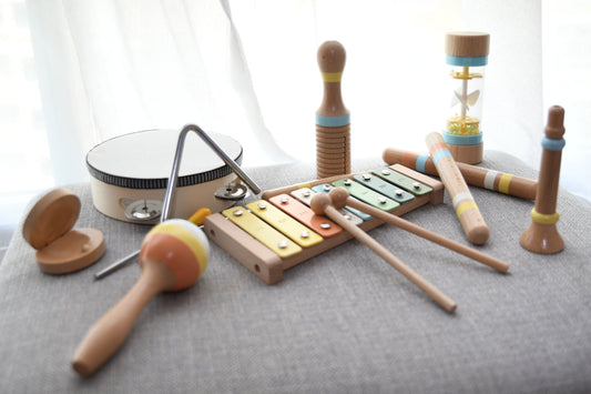 Wooden Musical Instrument Set