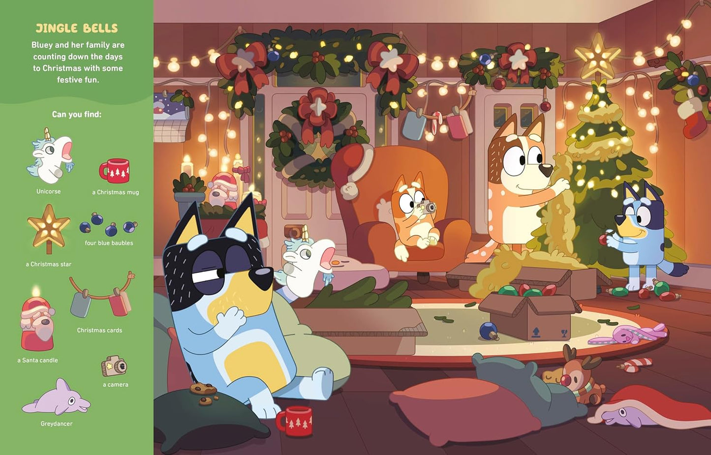 Where's Bluey? at Christmas: A Search-And-Find Book