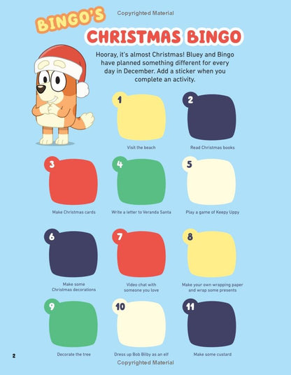 Bluey: Hooray, It's Christmas! (A Sticker & Activity Book)