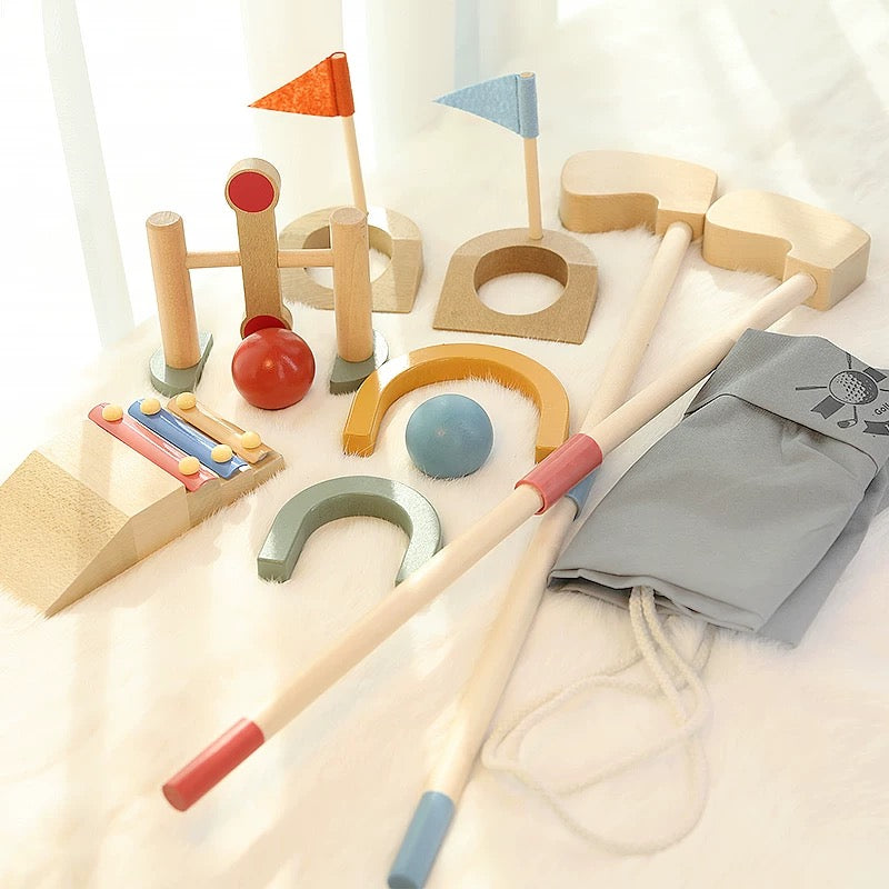 Wooden Little Golf Set