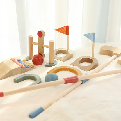 Wooden Little Golf Set