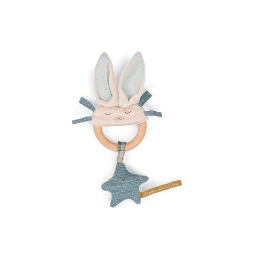 La Petite École de Danse Wooden Ring Rattle Rabbit