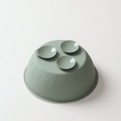 Stainless Steel Silicone Suction Bowl - 13 oz