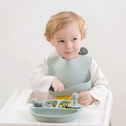 Silicone Baby Bib - 2 Pack