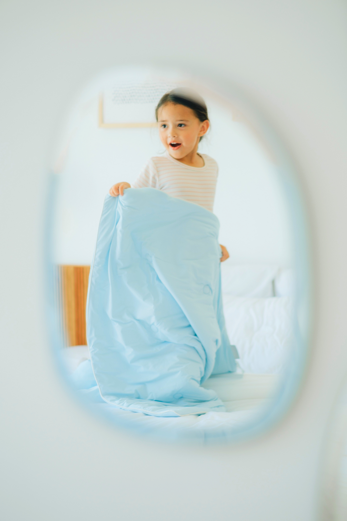 Toddler Summer Blanket - Blue